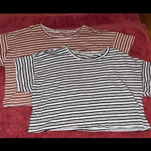 Two Striped Women’s Crop Tops